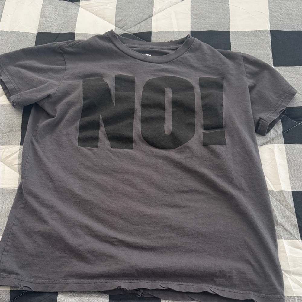 Nununu Charcoal T-Shirt with Bold Graphic